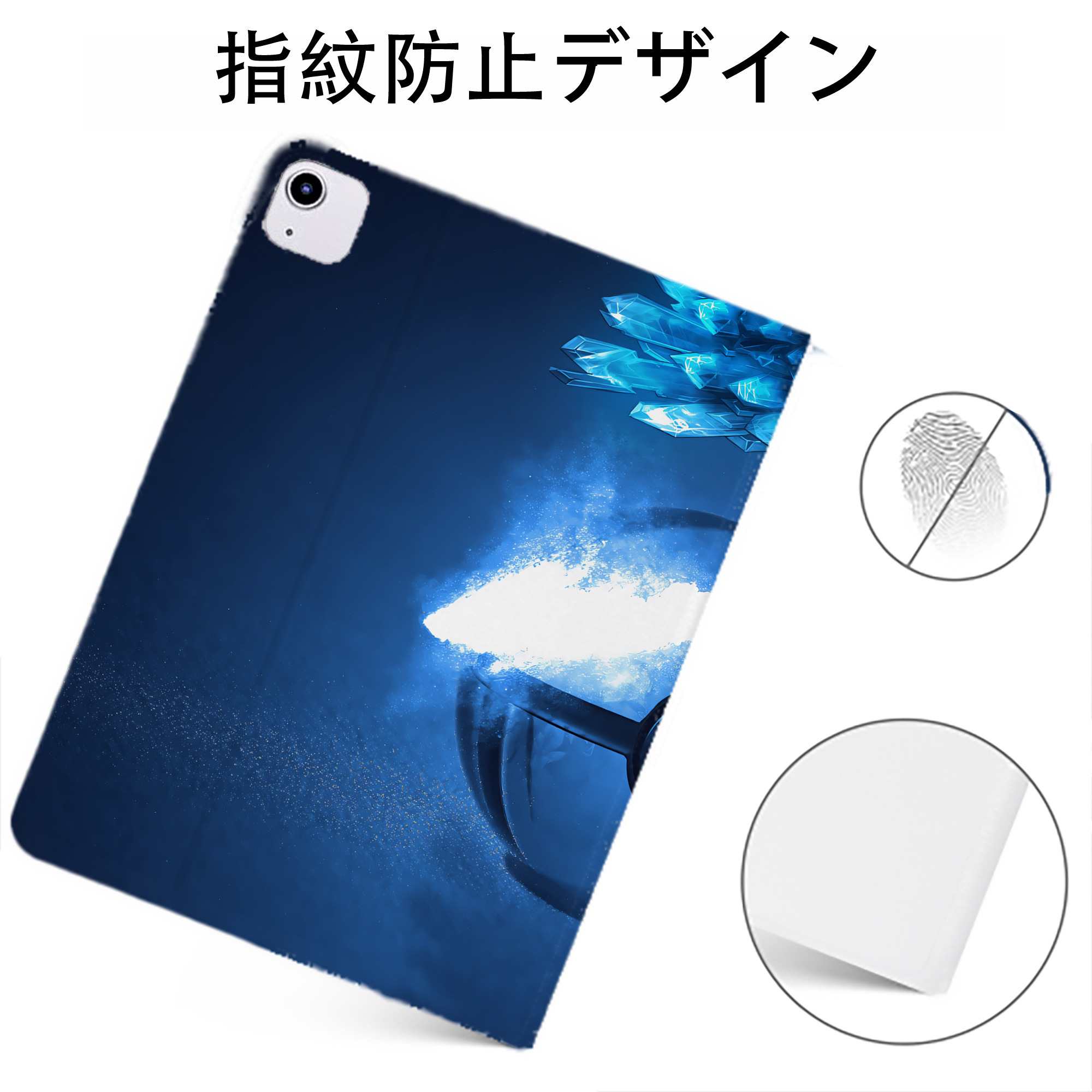 （画像用） ポケットモンスター Pokémon IPadケース ペンホルダー付き ブックスタイルデザイン